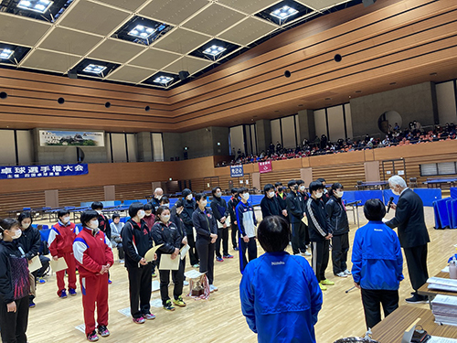 四国卓球選手権大会表彰式①
