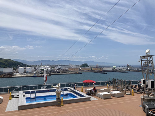 クルーズ船「MSCベリッシマ」からの眺望②