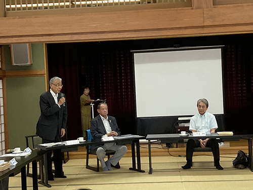 愛媛県教育長・青年海外協力教員隊経験意見交換・会長閉会挨拶