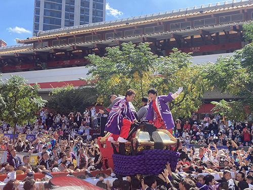 台北・北投温泉での神輿鉢合わせ②