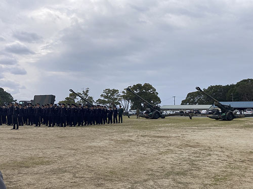 陸上自衛隊中部方面特科隊廃止行事⑤