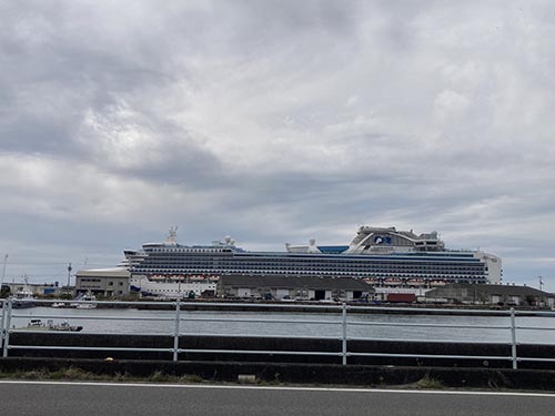 ダイヤモンドプリンセス寄港