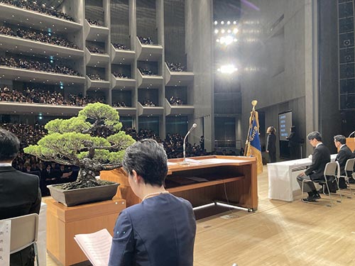松山大学・大学院入学式①