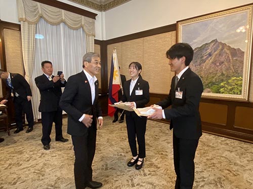 青年海外協力隊2024年度3次隊県庁表敬訪問④