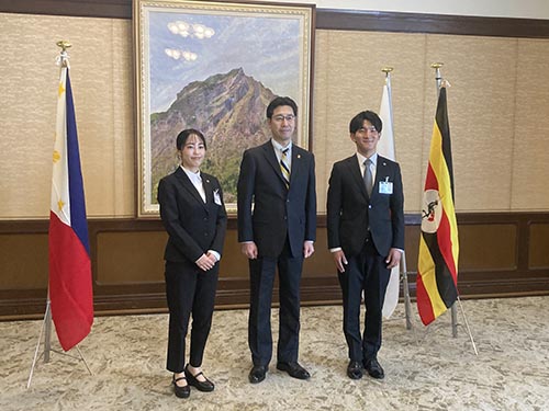 青年海外協力隊2024年度3次隊県庁表敬訪問➁