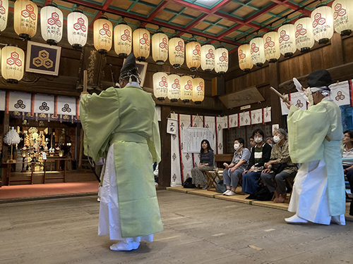三津厳島神社十七夜祭・伊予神楽①