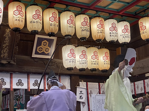 三津厳島神社十七夜祭・伊予神楽②