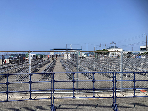 三津浜花火大会会場①