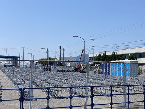 三津浜花火大会会場③