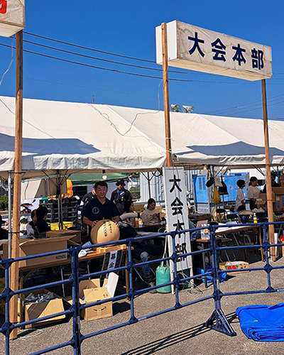 三津浜花火大会本部②