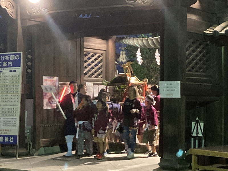 三津厳島神社子ども神輿②