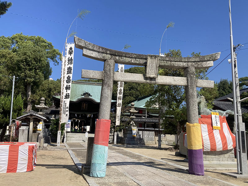 三津厳島神社秋まつり準備⑥