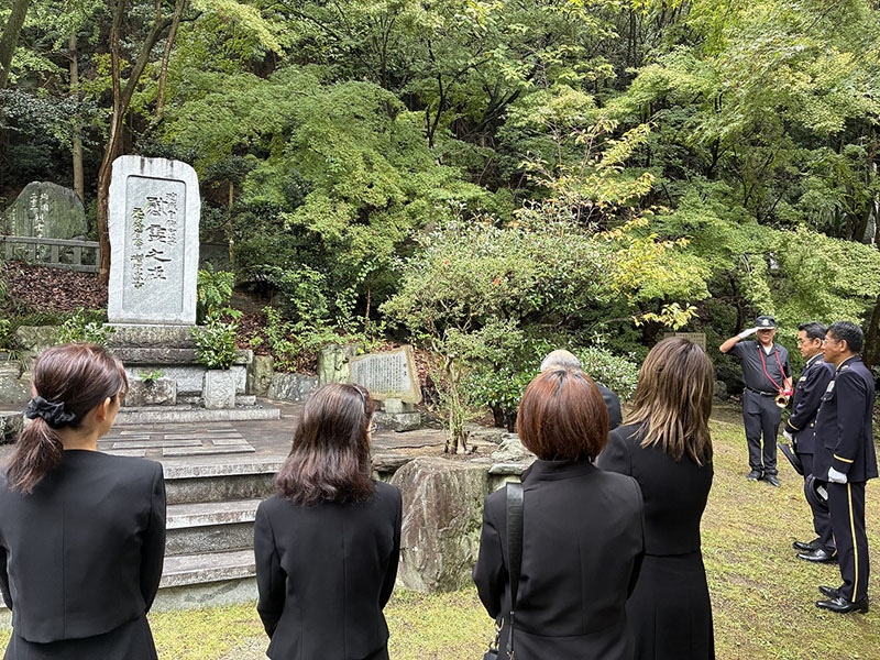 愛媛県隊友会慰霊塔慰霊祭②