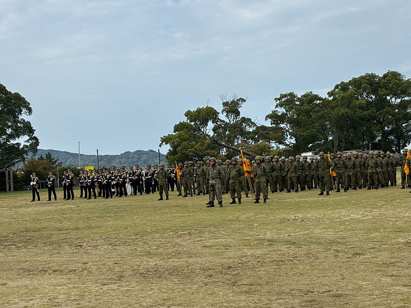 陸上自衛隊松山駐屯地創立７０周年記念行事③