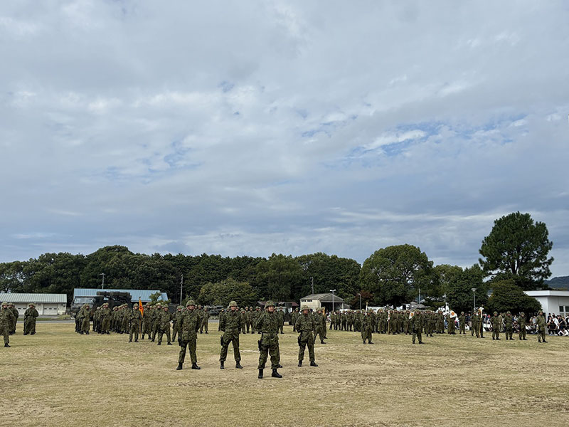 陸上自衛隊松山駐屯地創立７０周年記念行事⑤