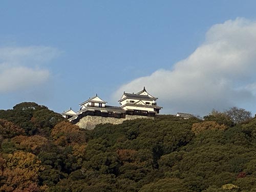 冬晴れの松山城①