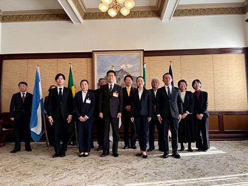 青年海外協力隊県庁表敬③