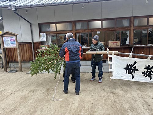 三津恵美須神社初えびす準備②