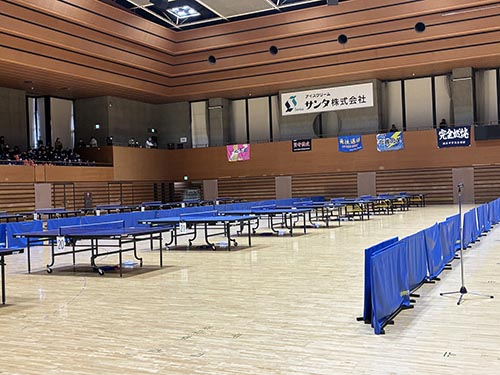 松山地区中学校団体卓球対抗戦②