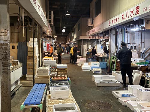 松山市三津水産市場初セリ⑤