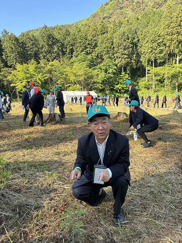 全国植樹祭「杉植樹」①
