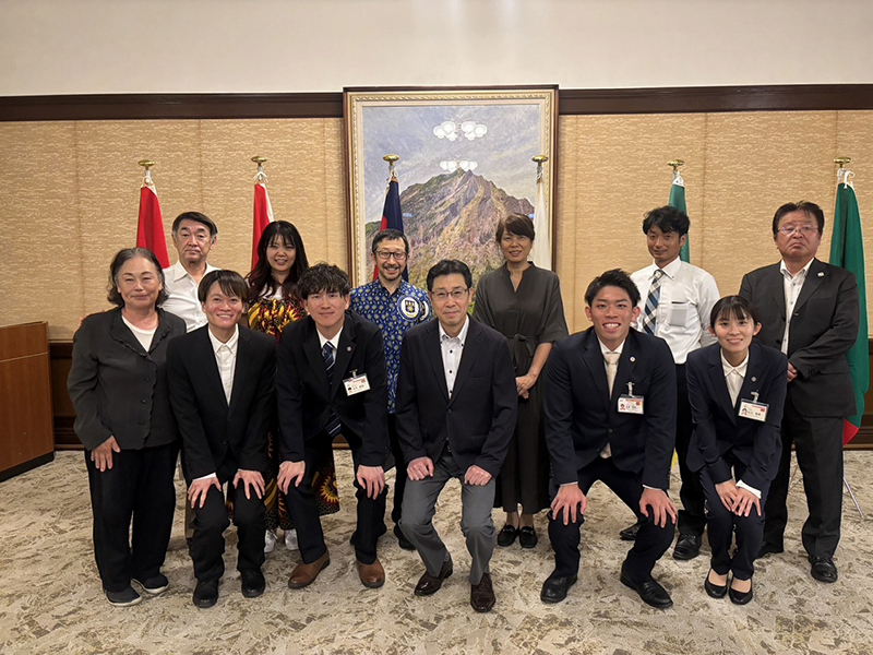 青年海外協力隊県庁表敬③
