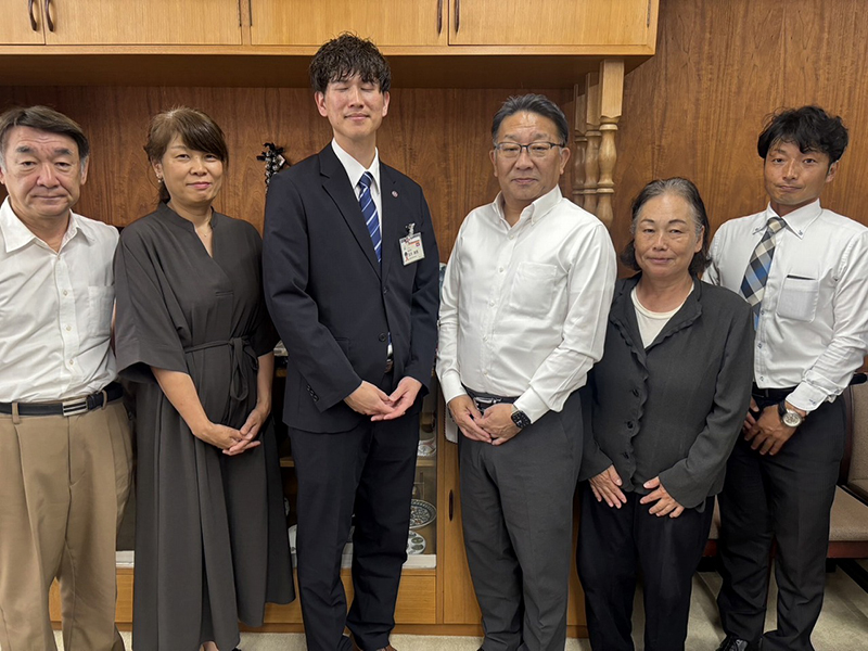 青年海外協力隊県教育委員会表敬