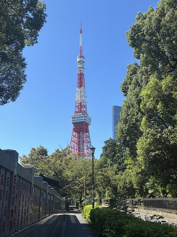 増上寺からの東京タワー①
