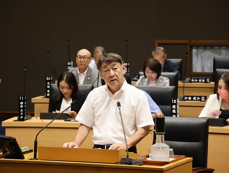 ９月議会代表質問①