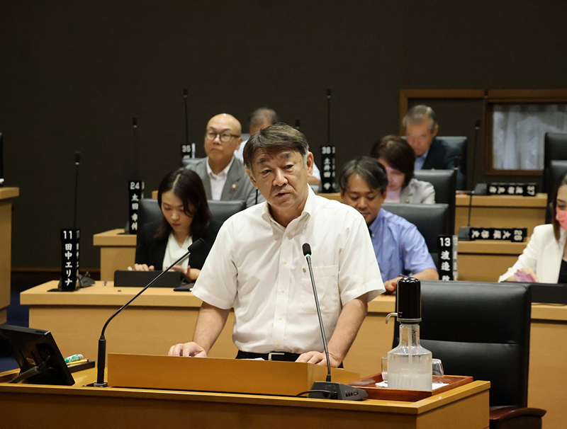 ９月議会代表質問②